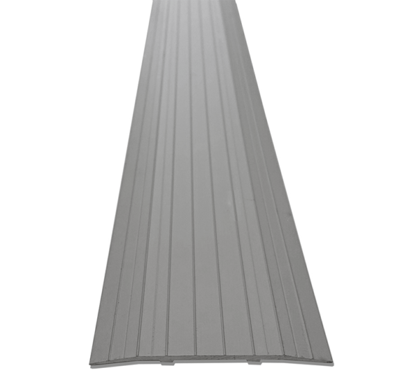 100 mm dørskinne i grå aluminium